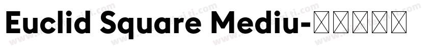 Euclid Square Mediu字体转换